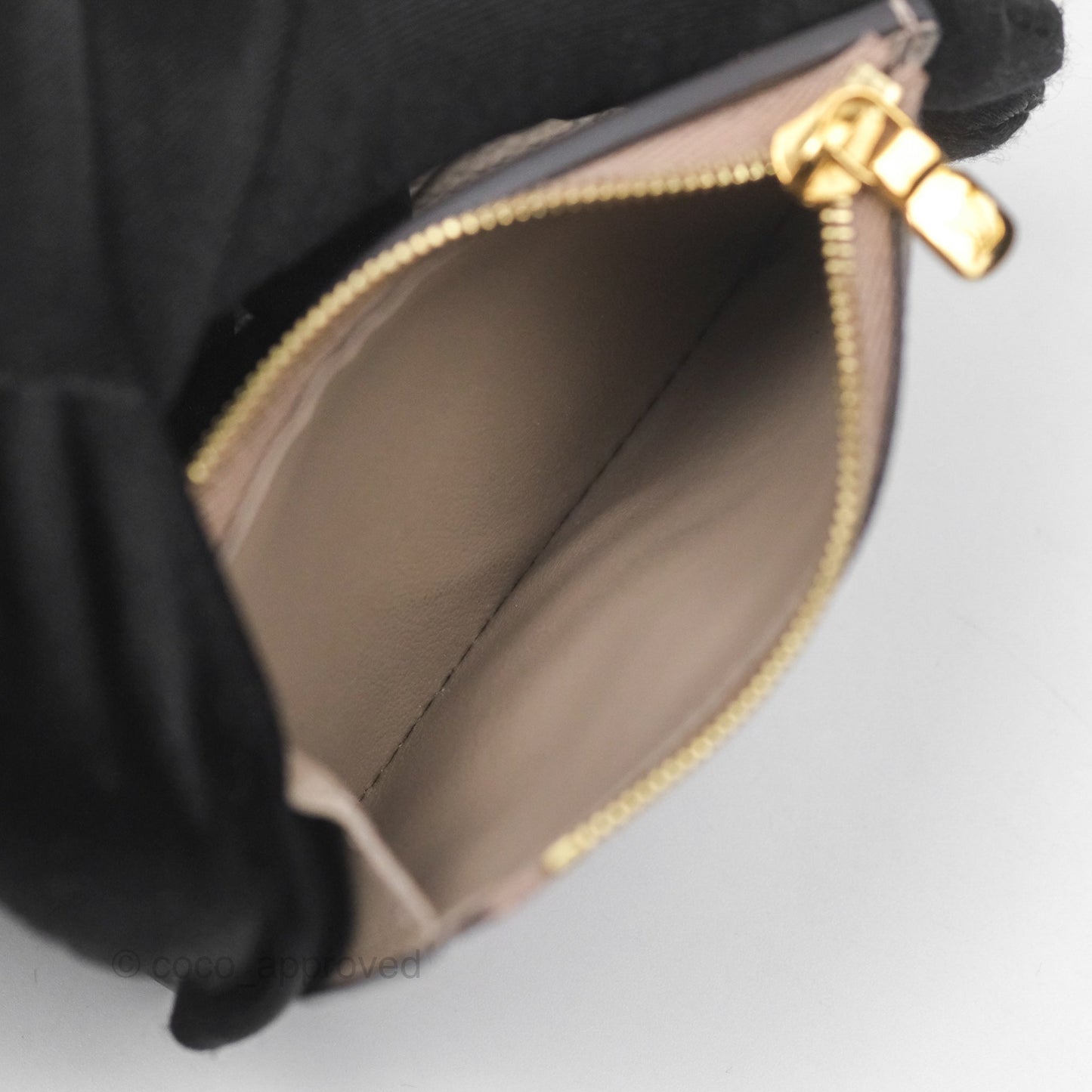 Louis Vuitton Zoé Wallet Monogram Empreinte Leather Turtledove