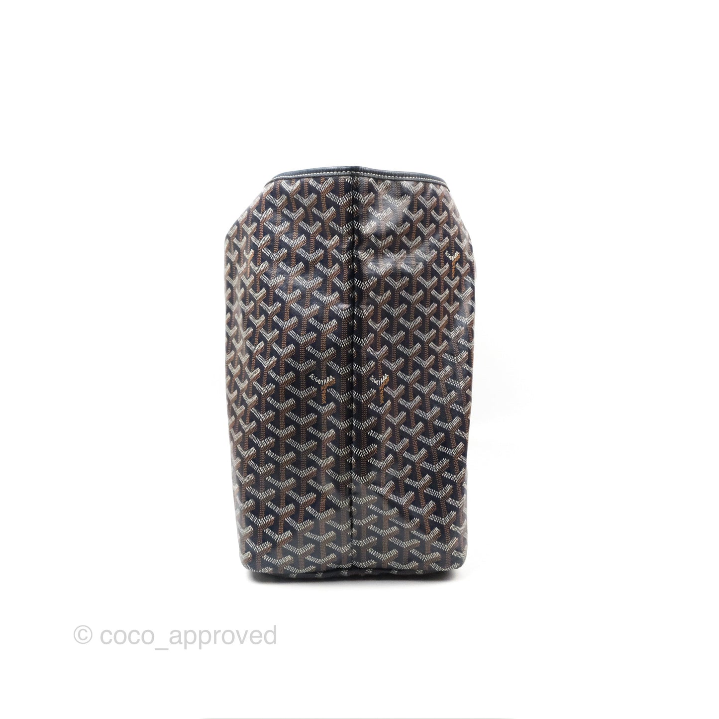 Goyard St. Louis Tote GM Navy/Tan