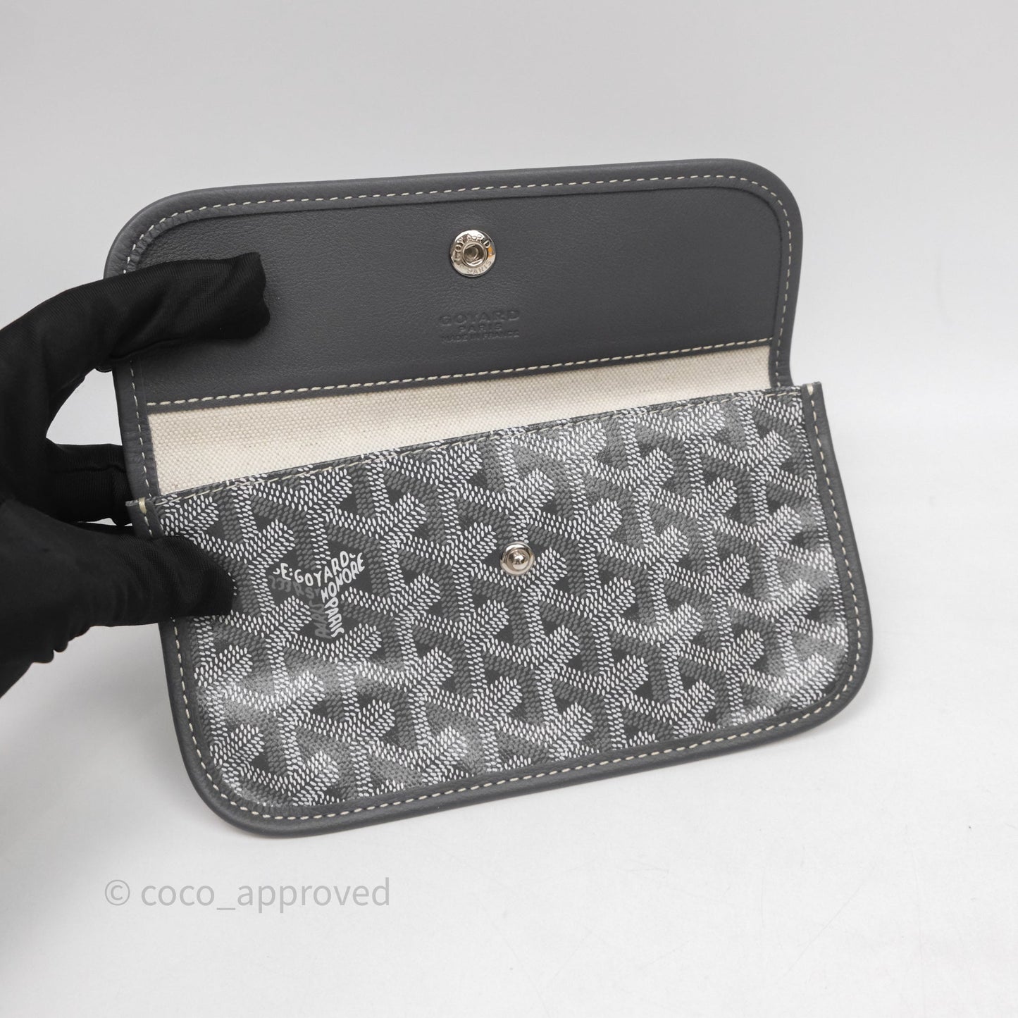 Goyard St Louis Tote PM Grey