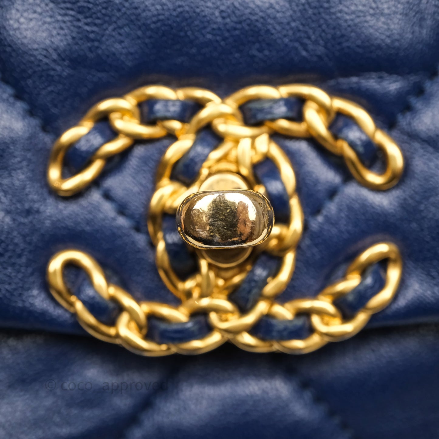 Chanel 19 Small Navy Mixed Hardware