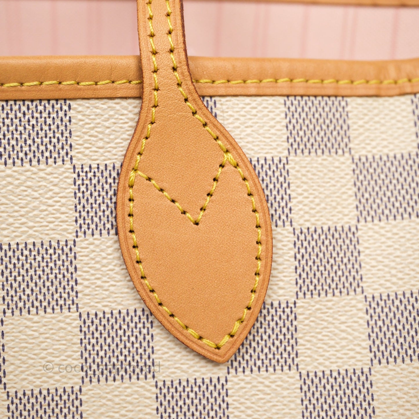 Louis Vuitton Neverfull MM Damier Azur Canvas Tote Bag