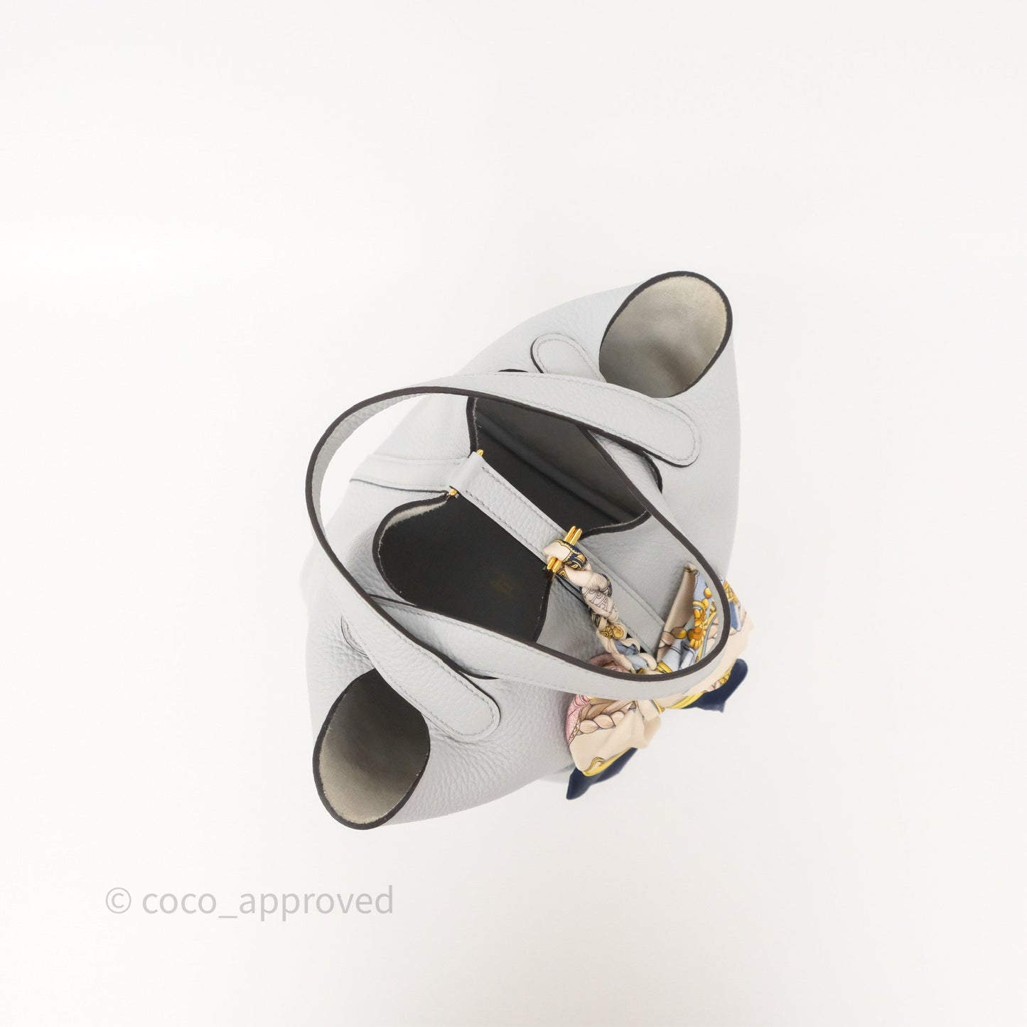 Hermès Picotin Lock 18 Bleu Pale 08 Clemence Gold Hardware