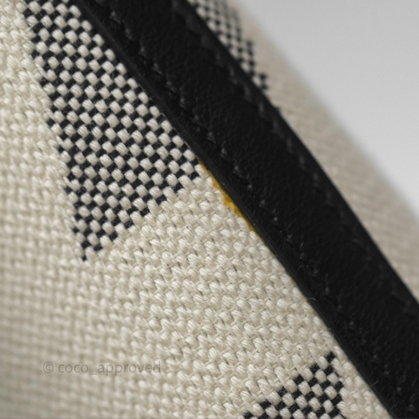 Hermès Cabas H En Biais 27 Noir 89 Swift/Canvas