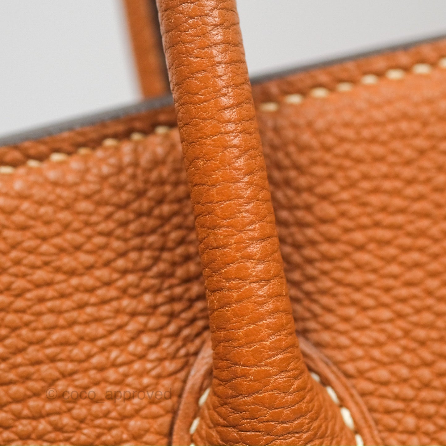 Hermès Birkin 30 Retourne Gold Clemence Palladium Hardware