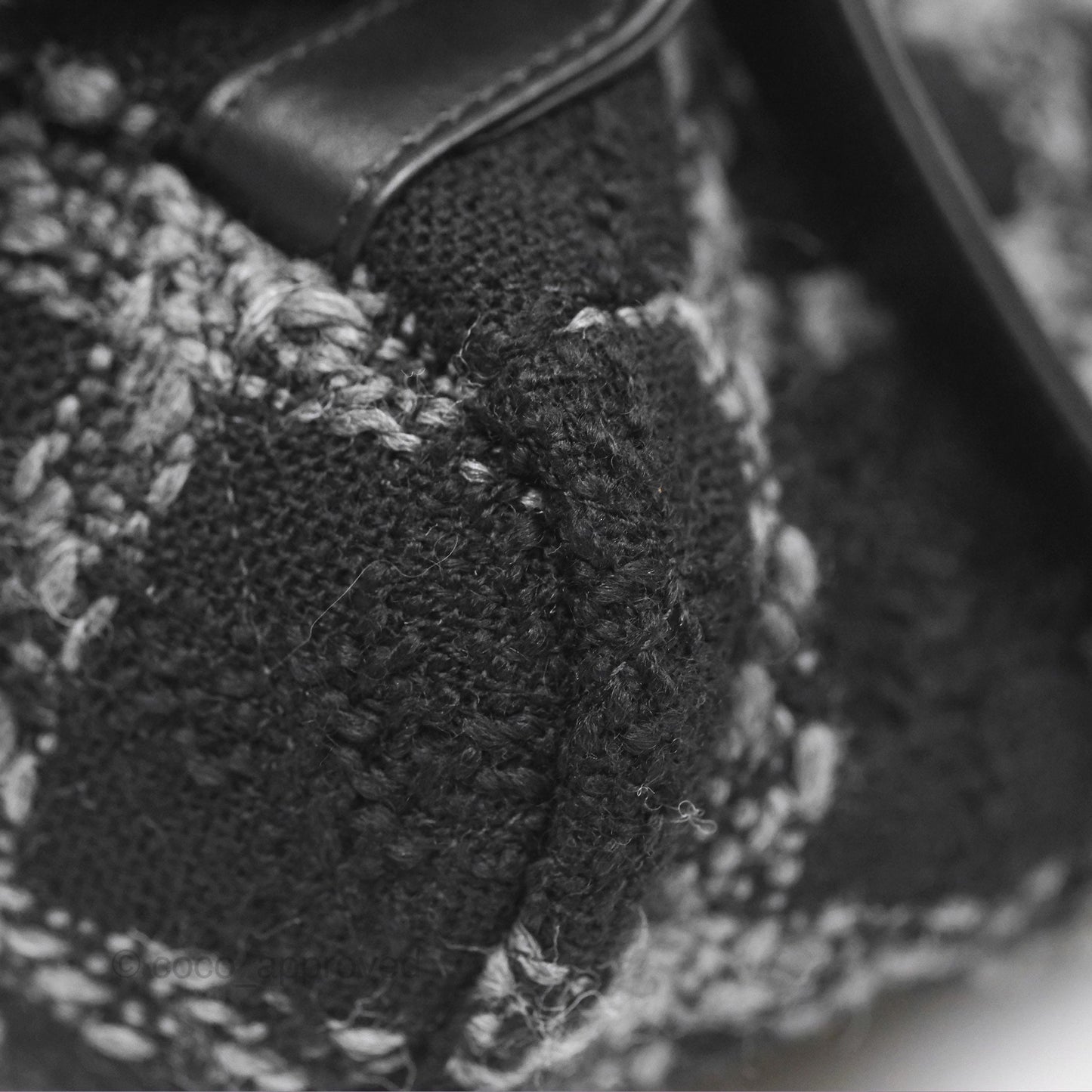 Chanel Duma Backpack Black Tweed Aged Gold Hardware 22K