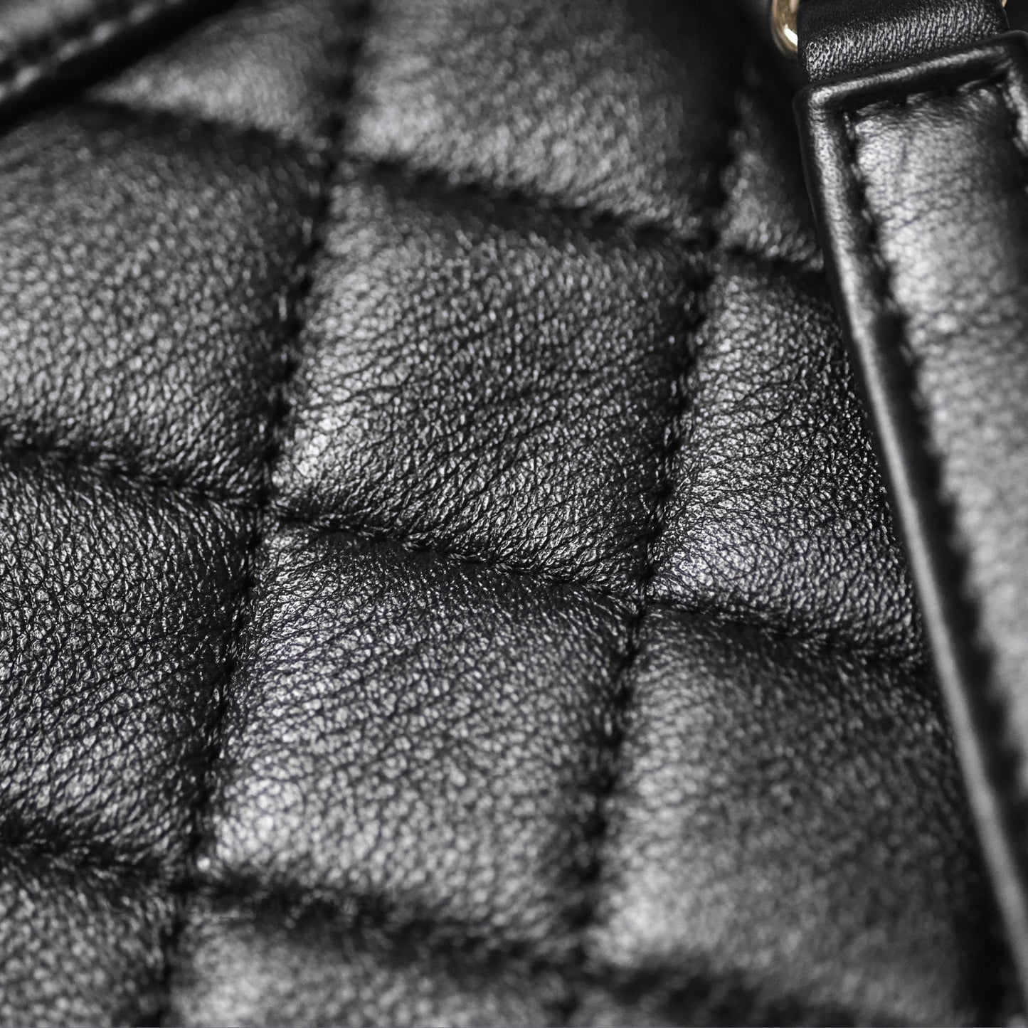 Chanel Quilted Large Duma Drawstring Backpack Black Lambskin Gold Hardware