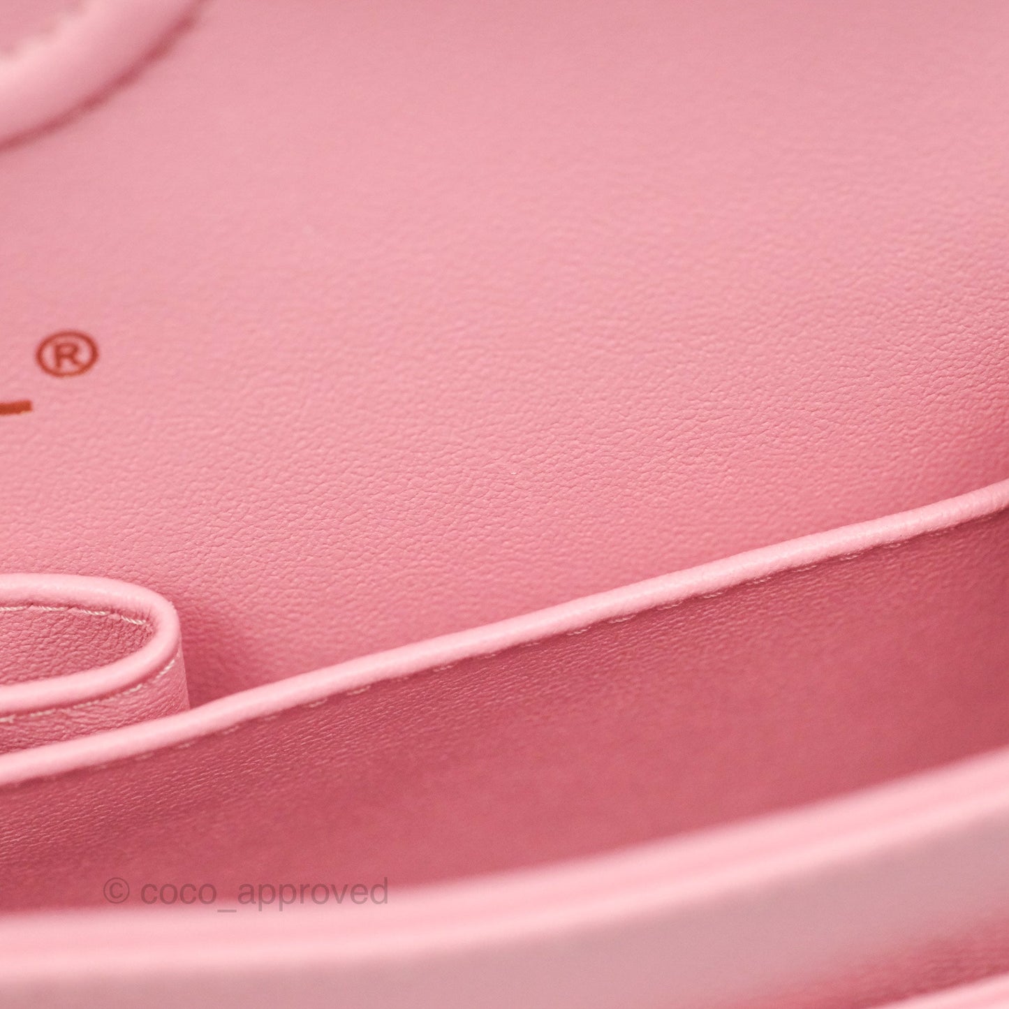 Chanel Small Classic Flap Quilted Sakura Pink Caviar Gold Hardware 22C