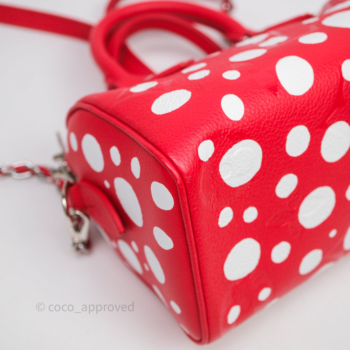 Louis Vuitton x Yayoi Kusama Speedy Bandoulière 20 Red