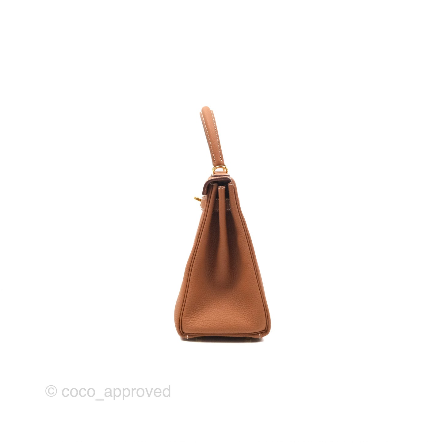 Hermès Kelly 28 Retourne Gold Togo Gold Hardware