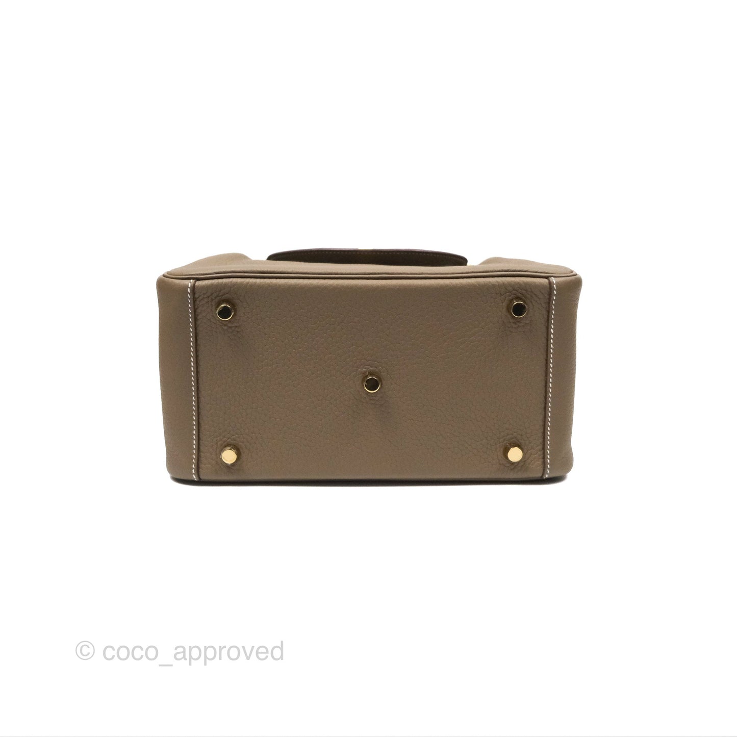 Hermès Lindy 26 Etoupe Clemence Gold Hardware