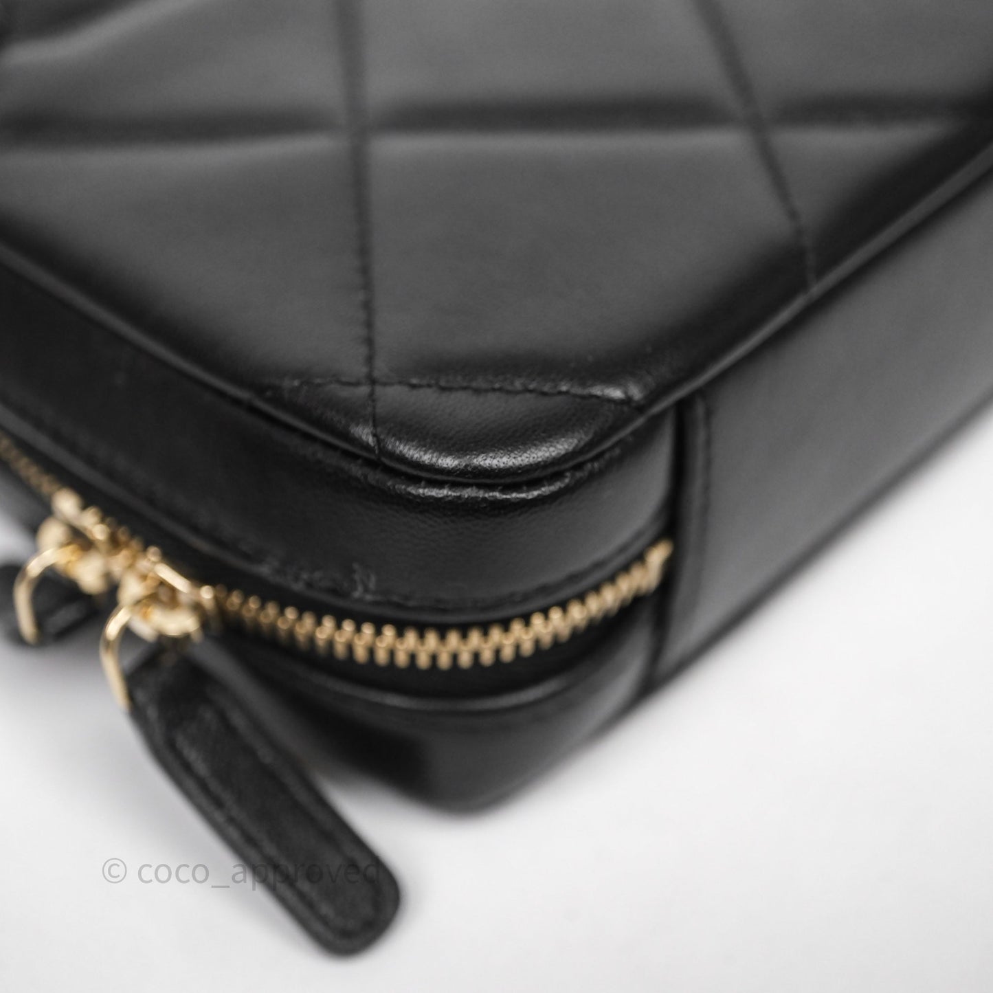 Chanel 19 Camera Bag Black Lambskin Mixed Hardware