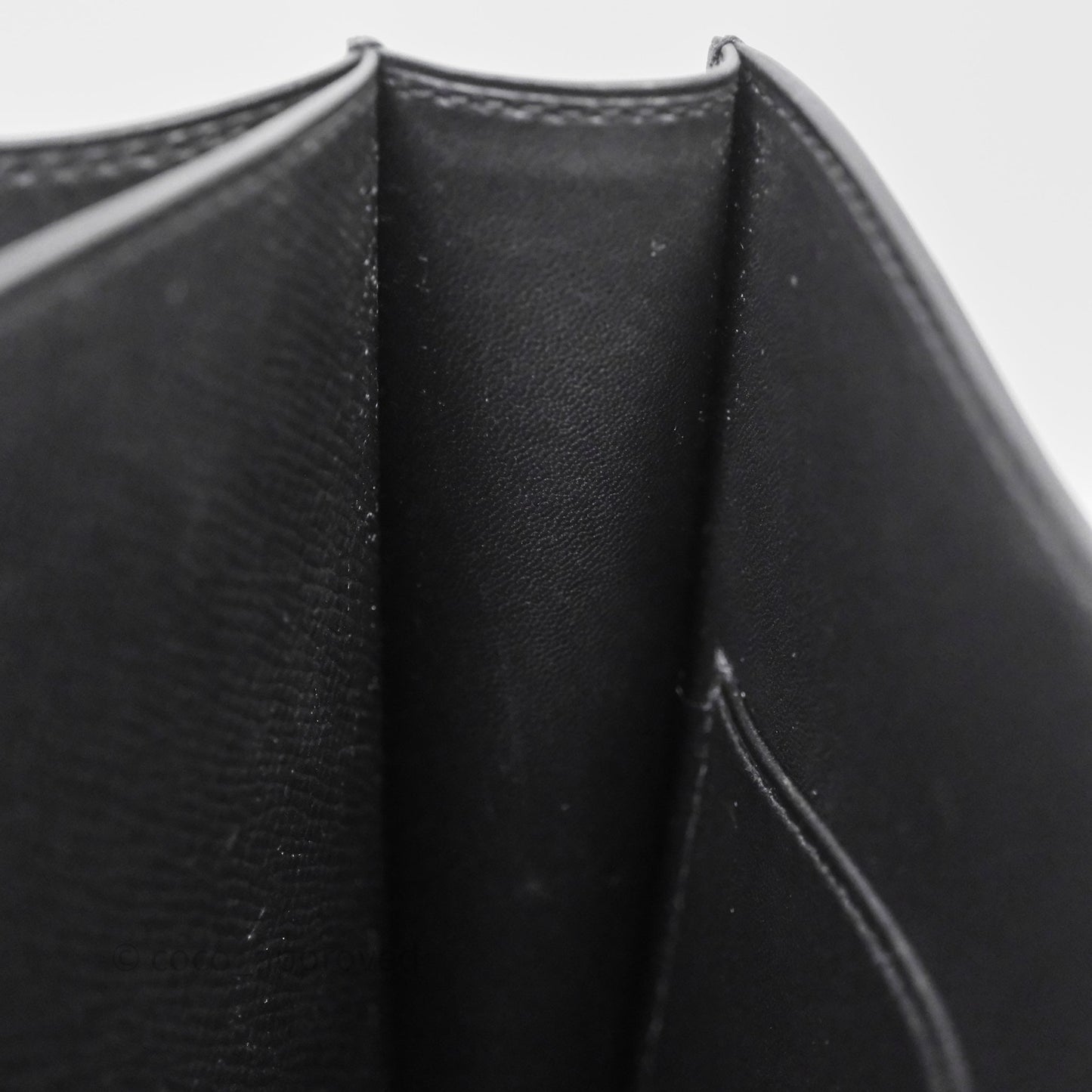 Hermès Constance 24 Noir 89 Epsom Gold Hardware