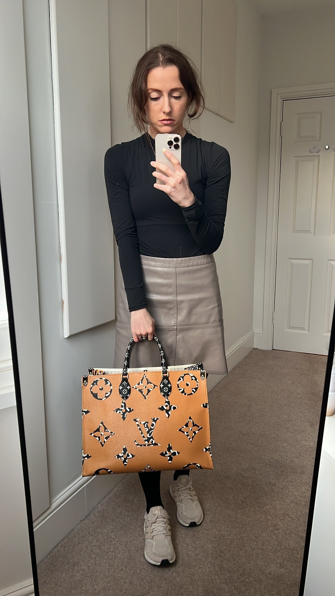 Louis Vuitton Limited Edition On the Go GM Jungle Giant Monogram Ivory Havana Beige (RRP £2,450)