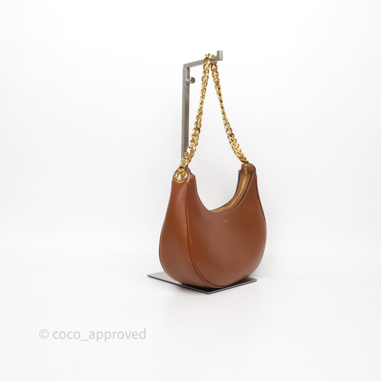 Celine Medium Ava Chain Bag Tan Calfskin