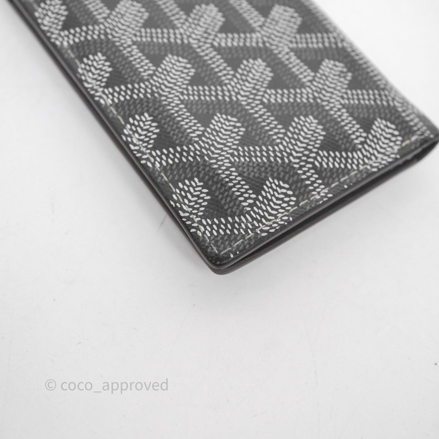 Goyard Saint Pierre Card Wallet Grey Goyardine
