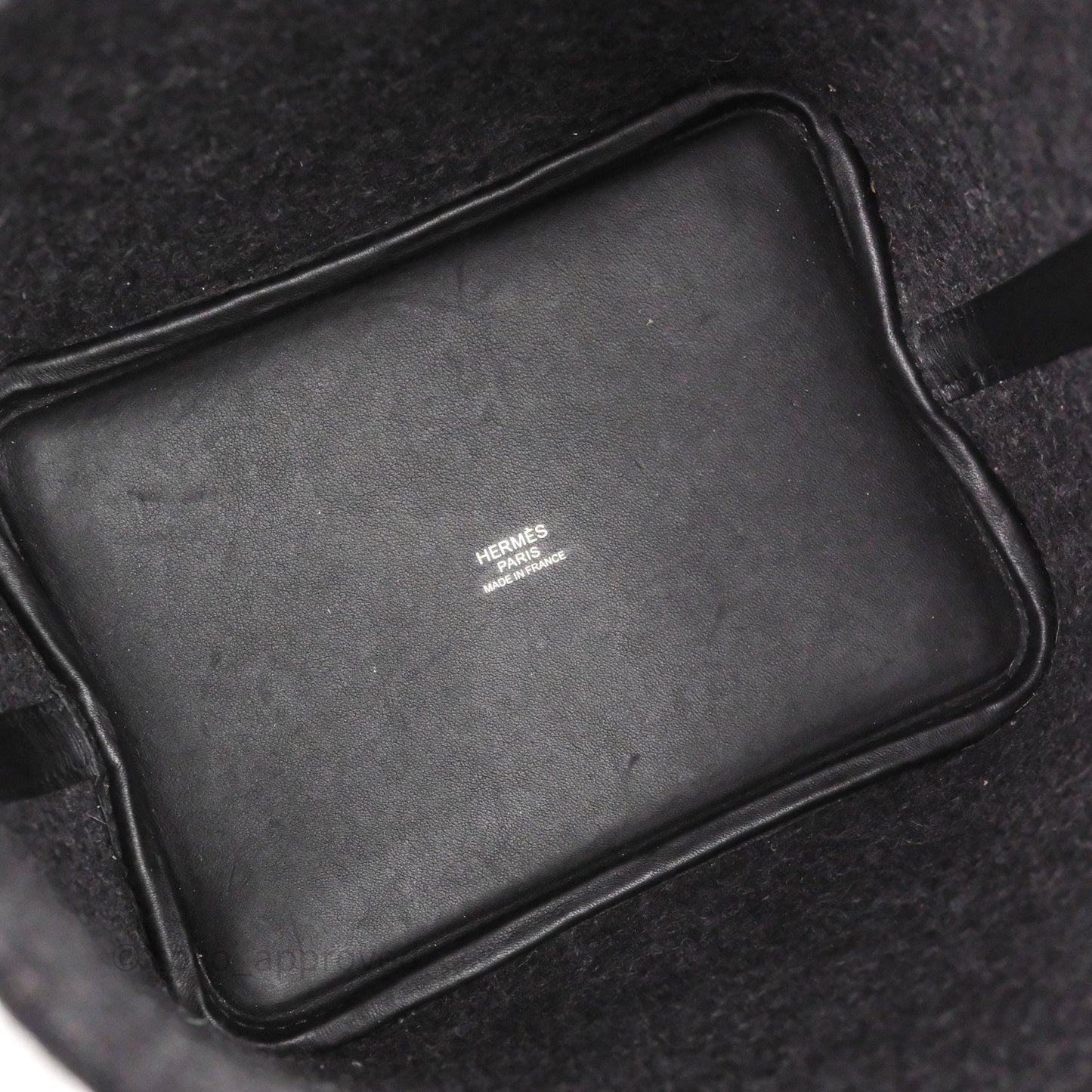 Hermès Picotin 18 Graphite 88/ Noir 89 Wool Swift Palladium Hardware