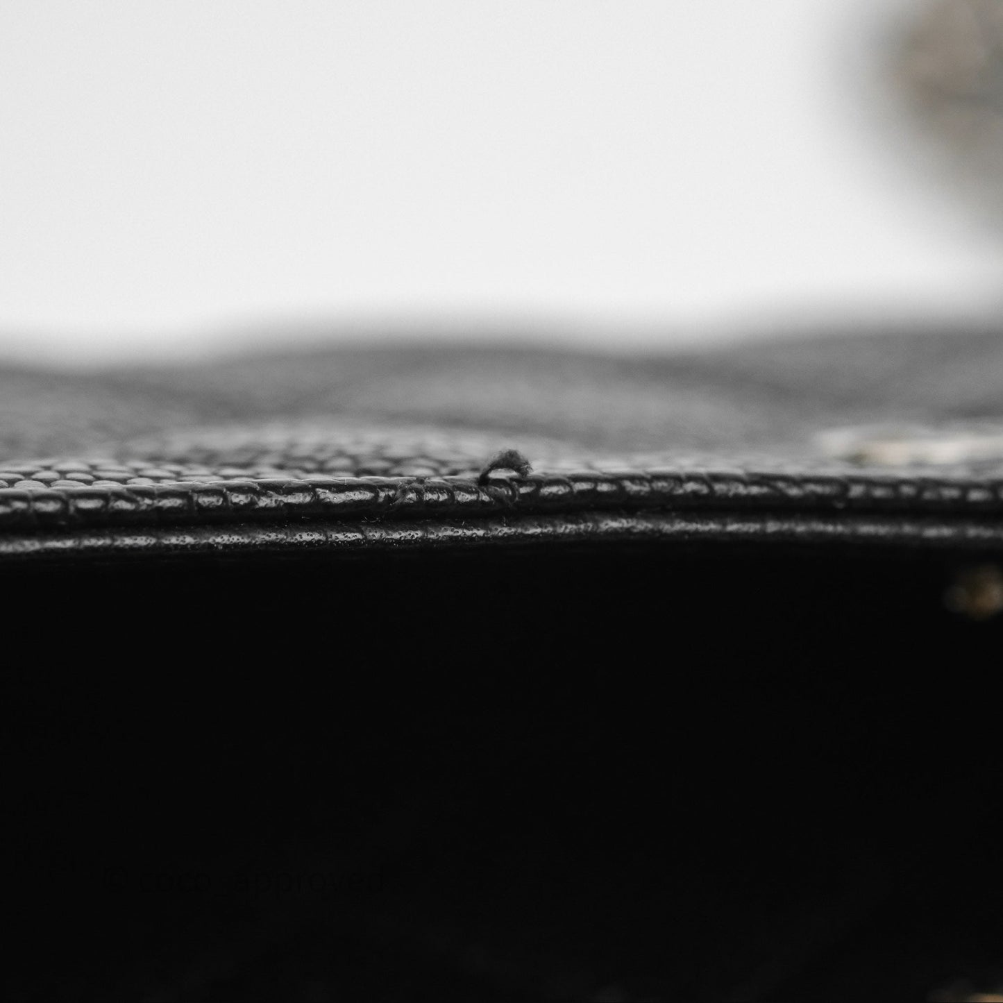 Chanel Classic Wallet On Chain WOC Quilted Black Caviar Silver Hardware