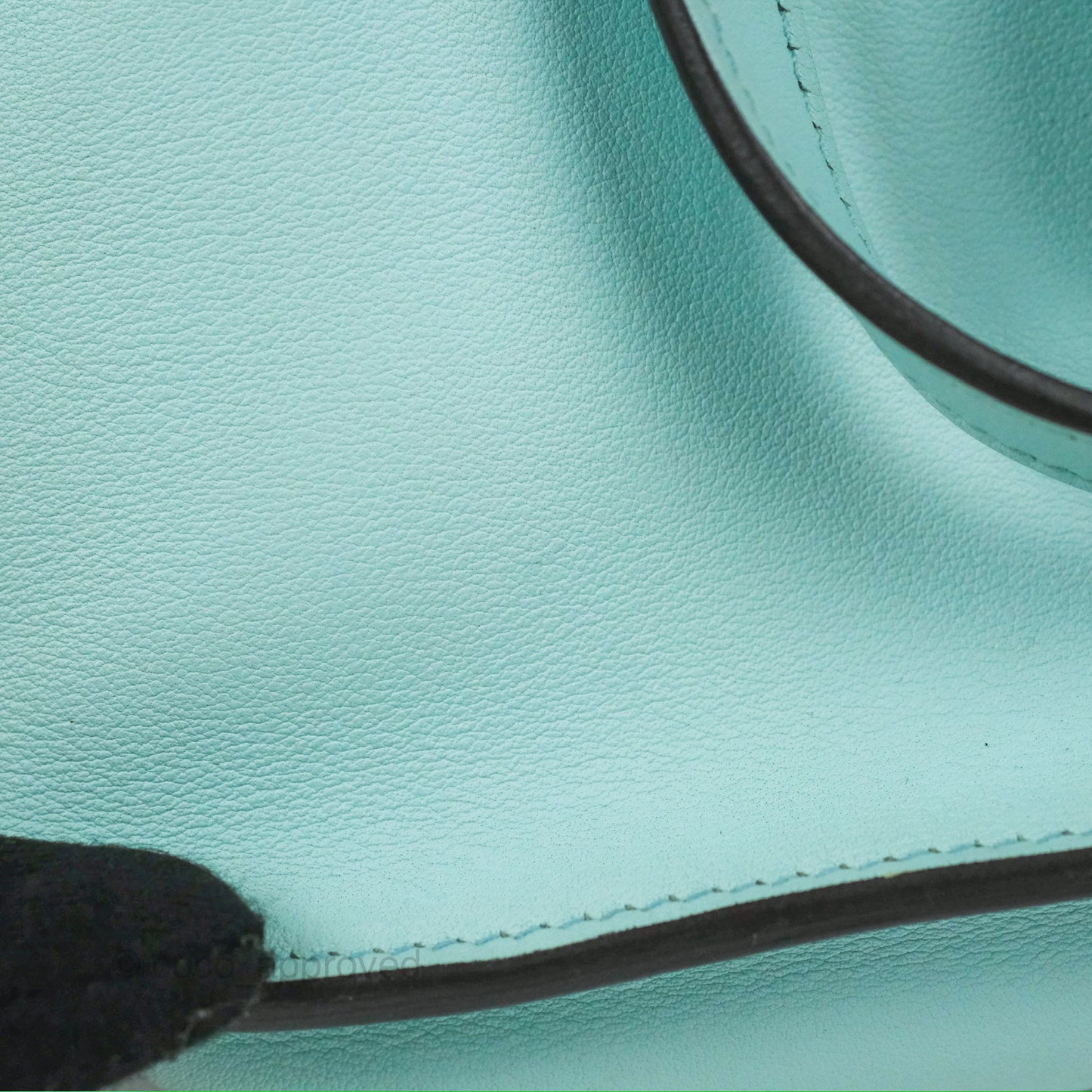 Hermès Halzan 22 Mini Aqua Swift Palladium Hardware