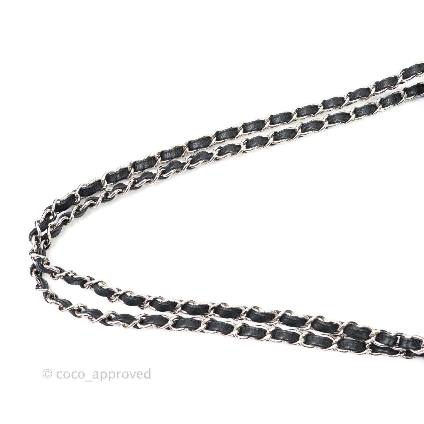 Chanel Jumbo Double Flap Black Caviar Silver Hardware⁣⁣