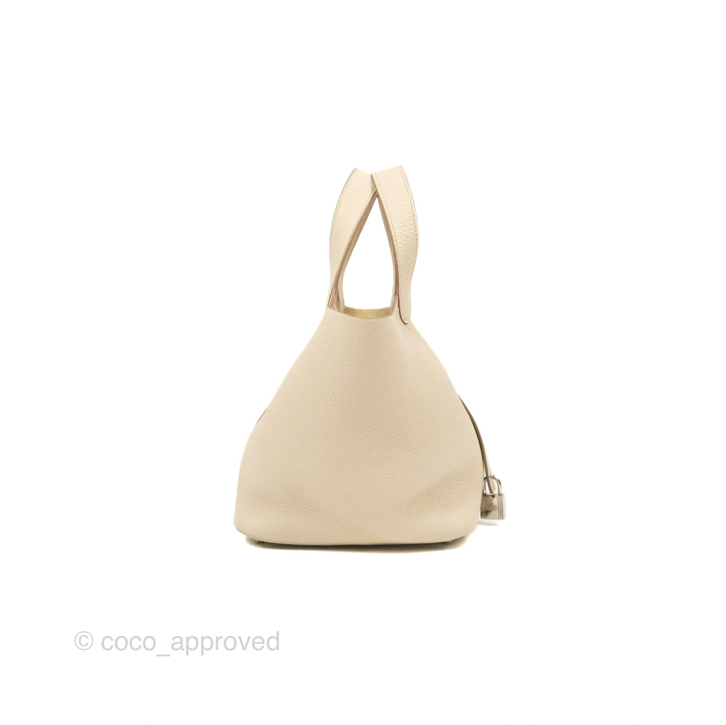 Hermès Picotin 18 Beton Clemence Palladium Hardware
