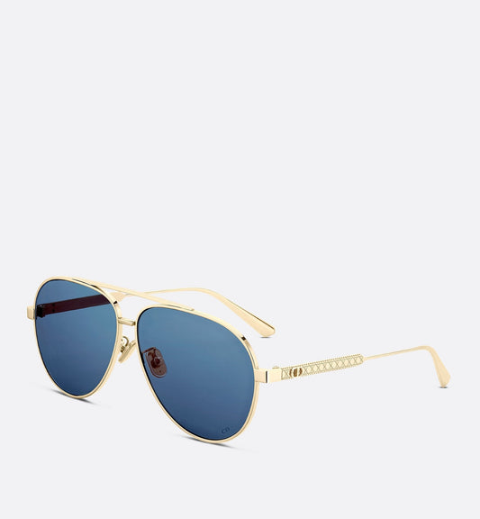 Luxury Diorcannage A1U Blue Pilot Sunglasses