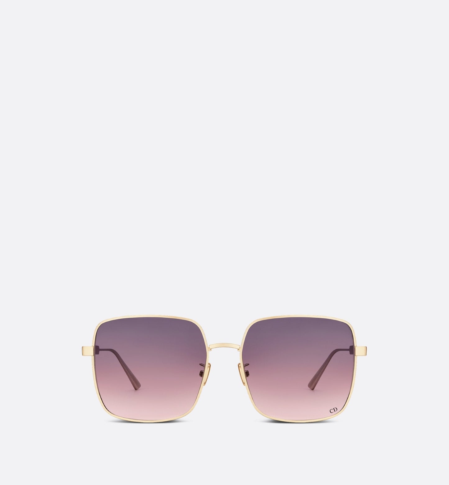 Luxury Diorcannage S1U Gradient Purple To Pink Square Sunglasses