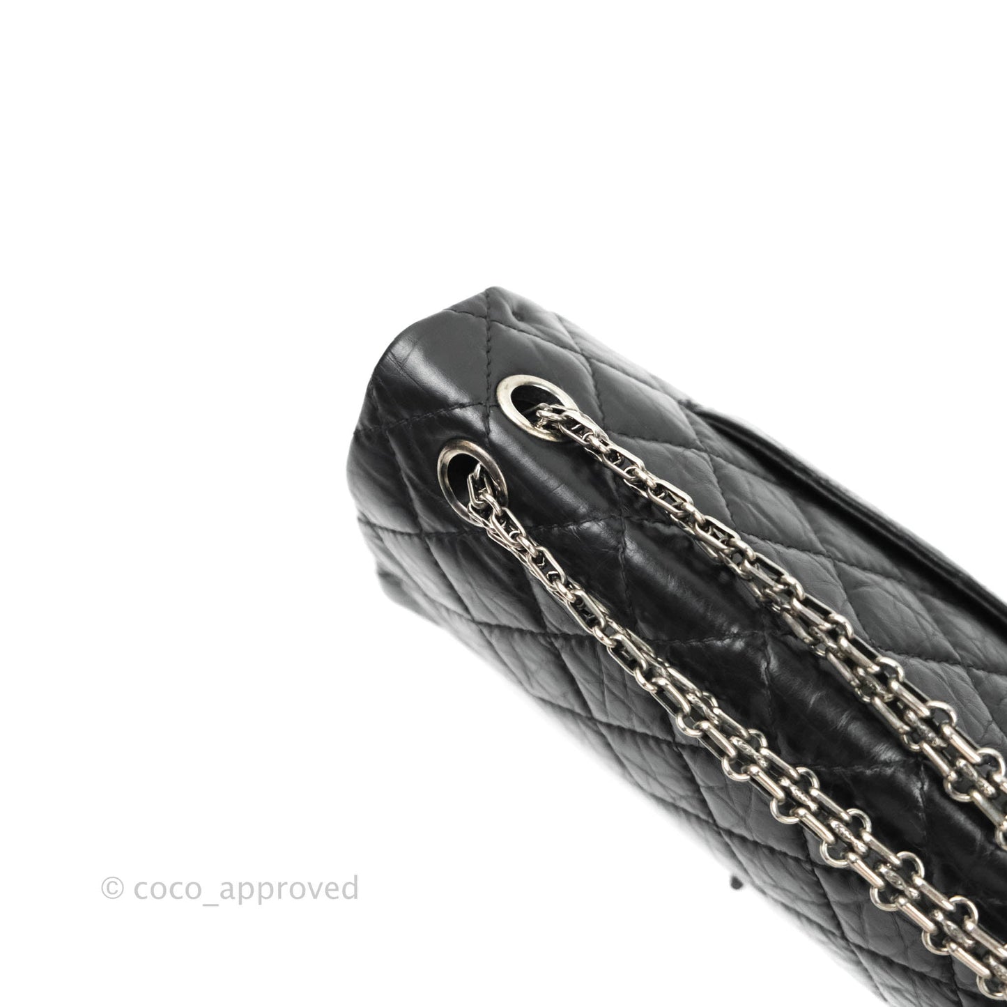 Chanel Reissue Quilted Aged Calfskin Black Ruthenium Hardware 226