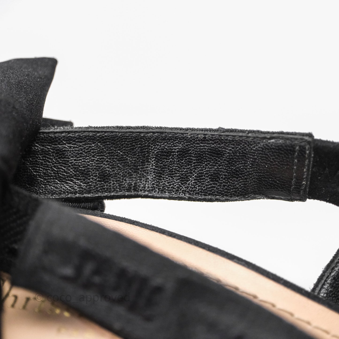 Christian Dior Black Dot Dot Slingback Size 39