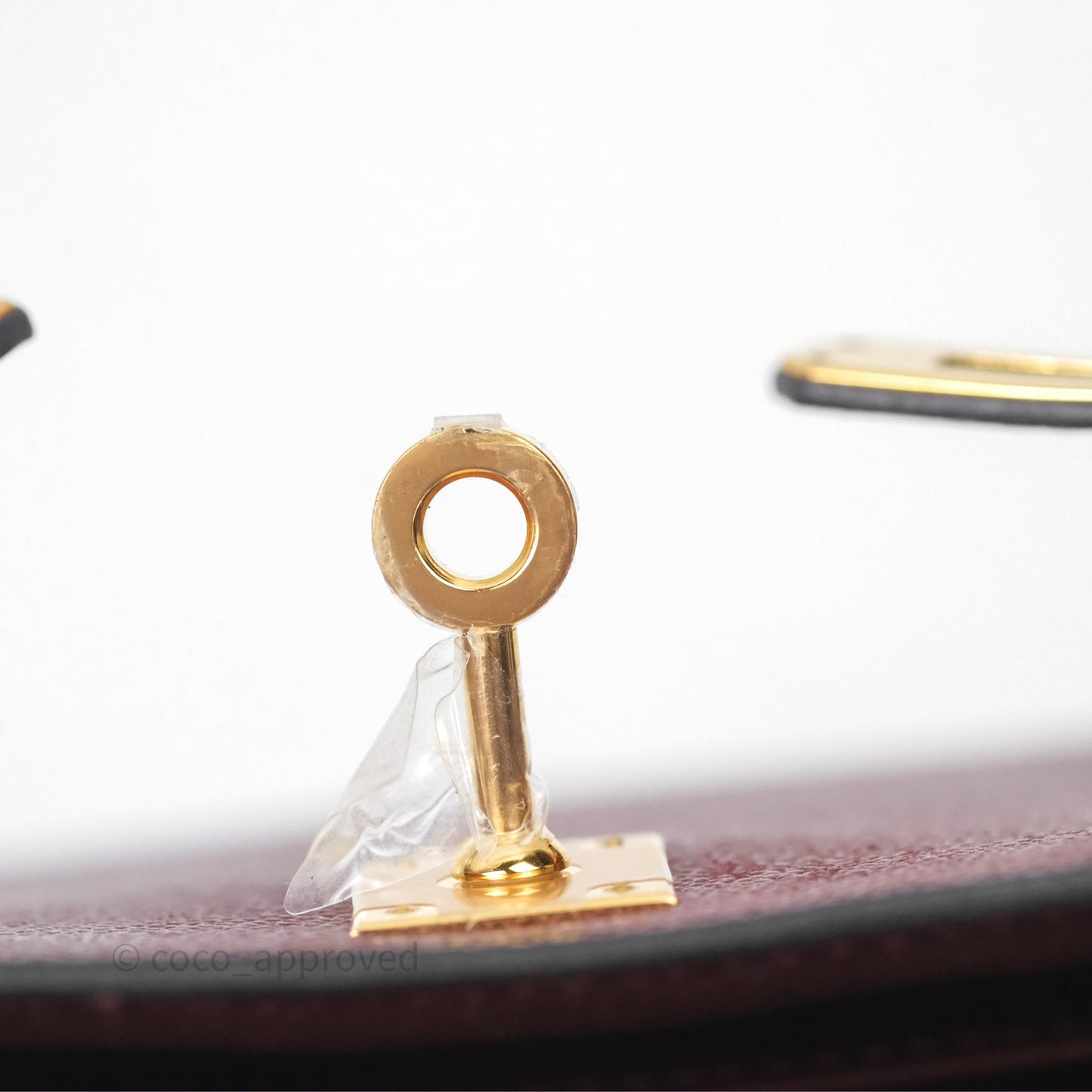Hermès Sellier Kelly 25 Rouge H Epsom Gold Hardware