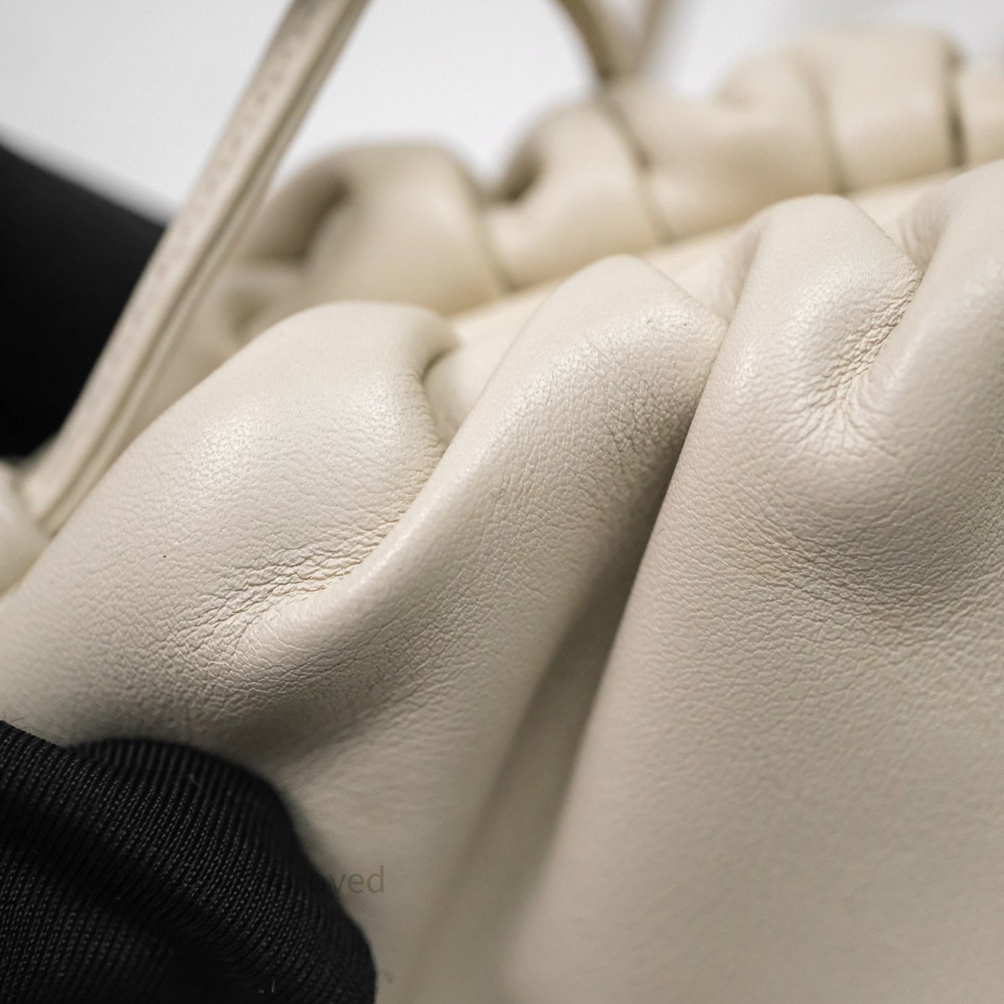 Bottega Veneta The Mini Pouch Ivory Calfskin