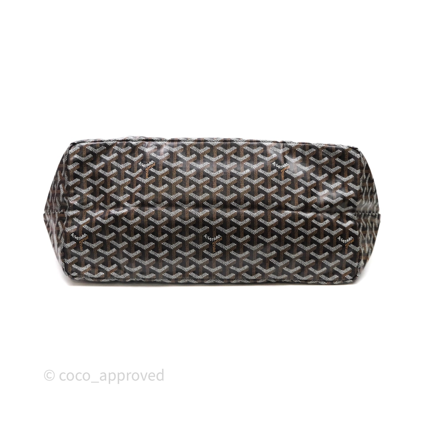 Goyard Saint Louis Tote Bag GM Black/Tan