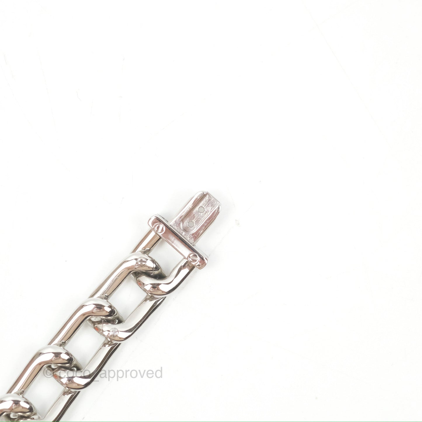 Hermès Nantucket Watch Steel Bracelet Palladium