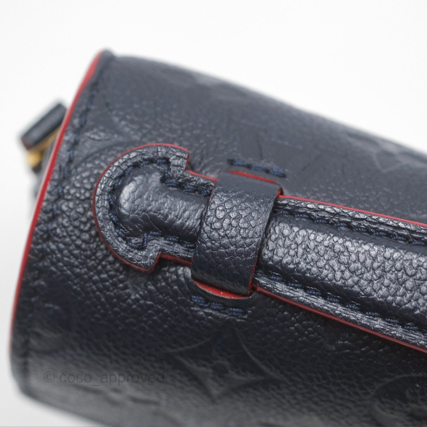Louis Vuitton Empreinte Pochette Metis Marine Rouge