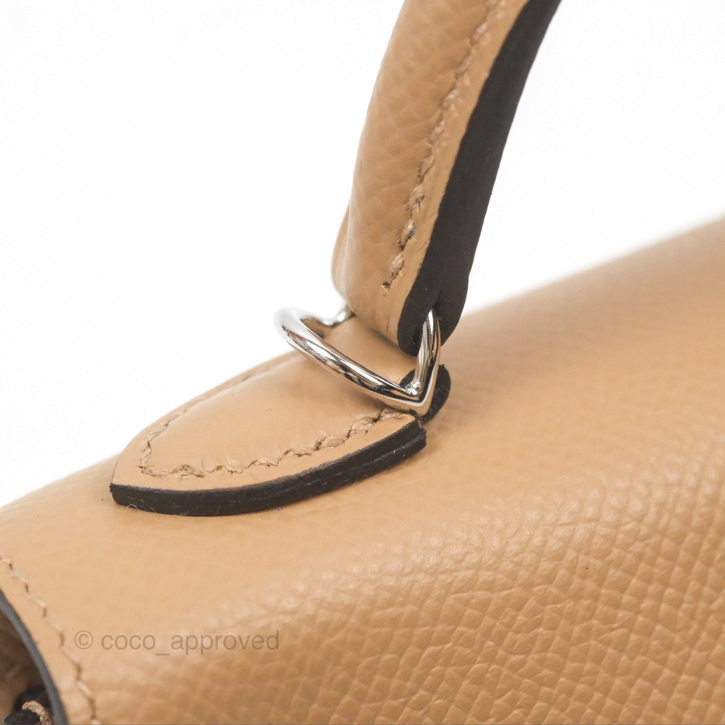 Hermès Mini Kelly II Chai 0M Epsom Palladium Hardware
