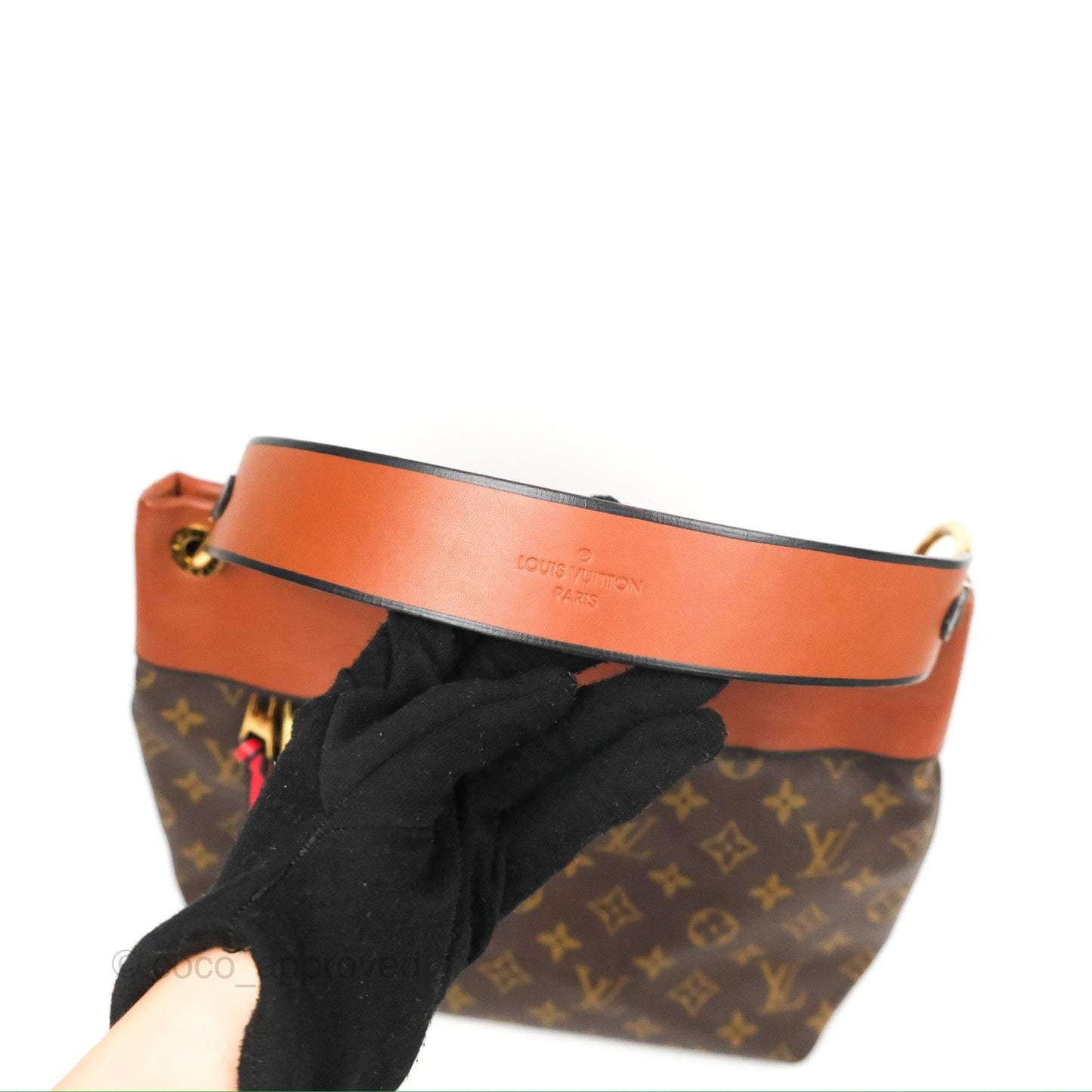 Louis Vuitton Tuileries Besace Bag Brown/Red Monogram
