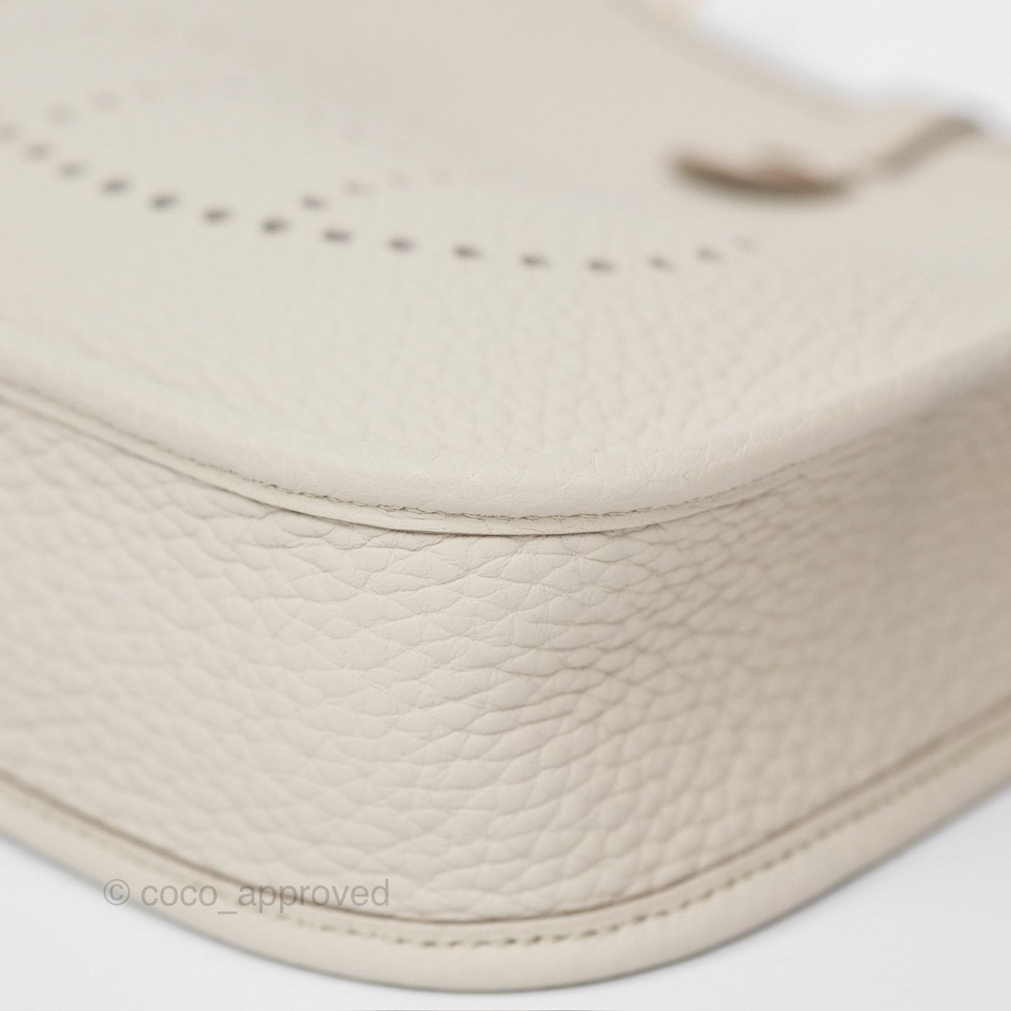 Hermès Mini Evelyne 16 Beton 8L Clemence Gold Hardware