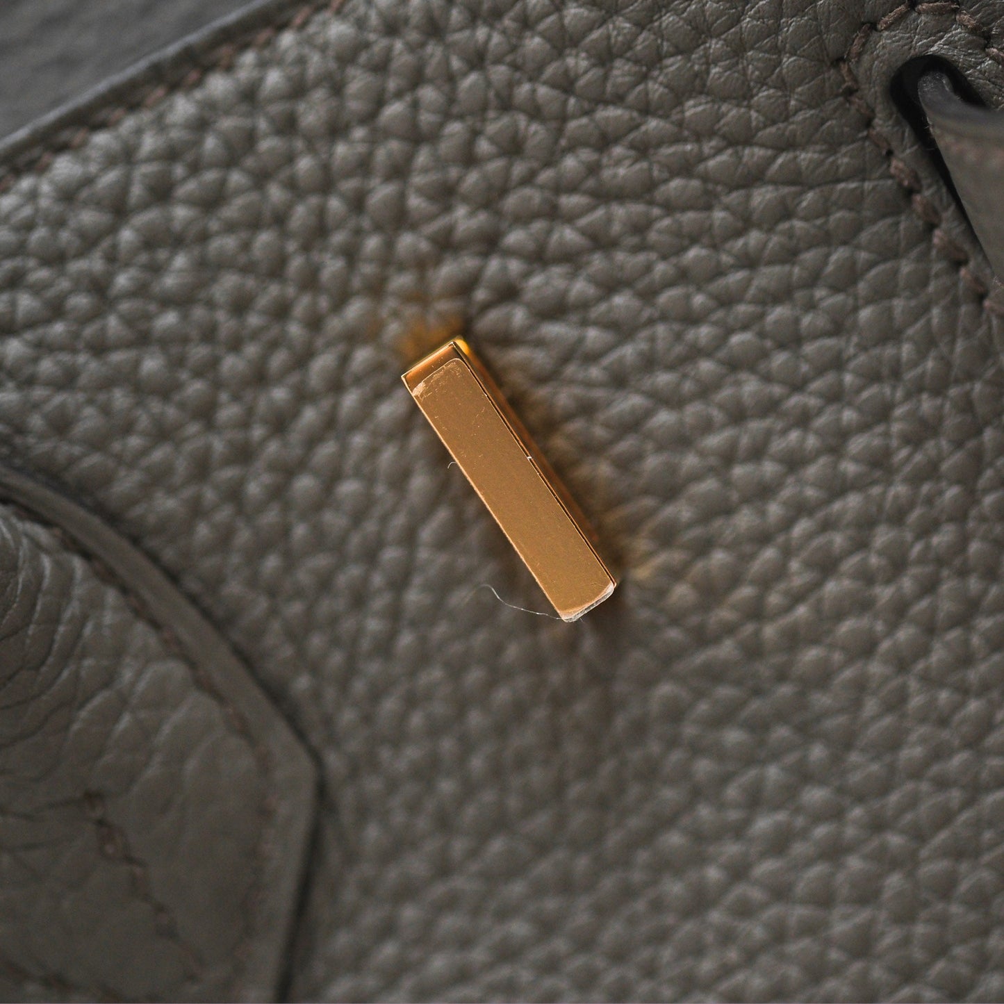 Hermès Birkin 25 Retourne Etain 8F Togo Rose Gold Hardware