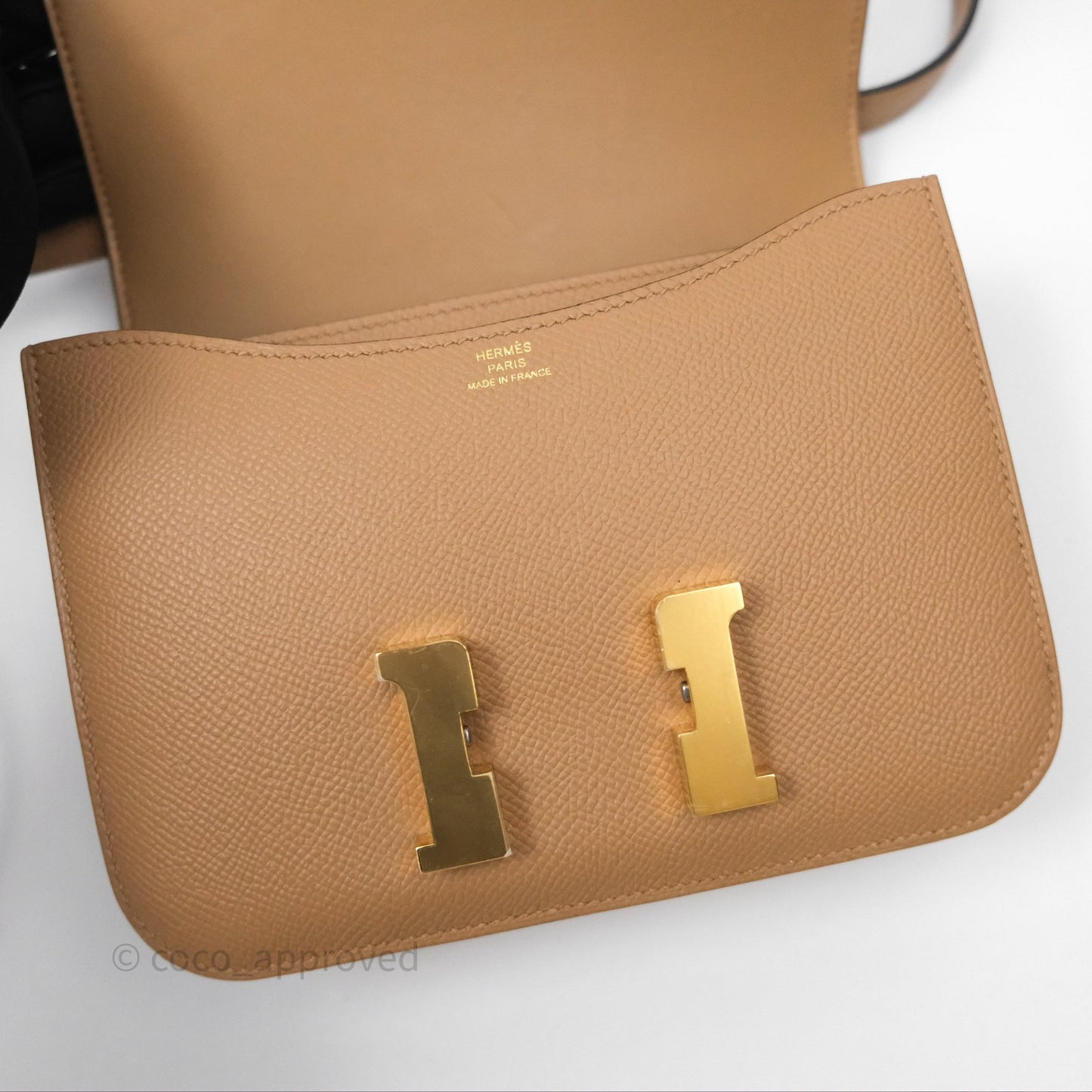Hermès Constance Mini 18cm Chai 0M Epsom Gold Hardware