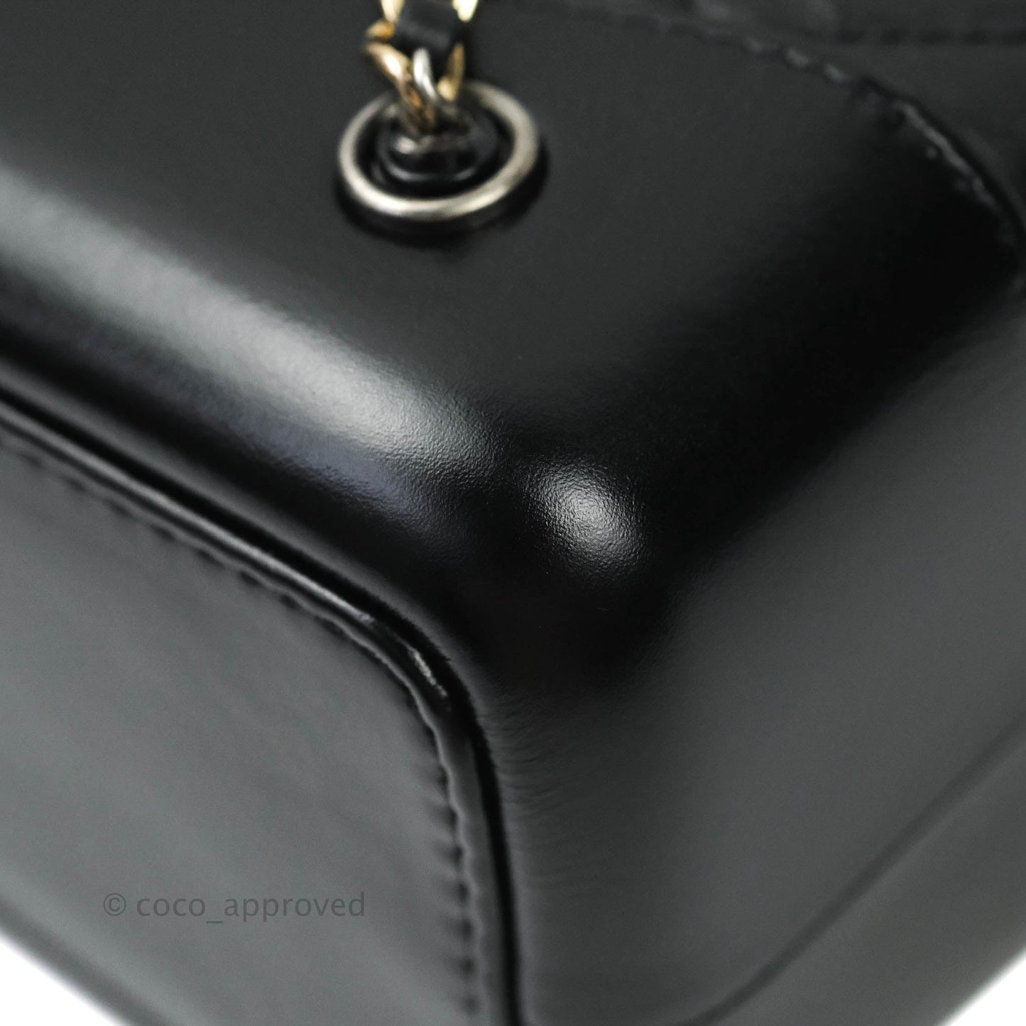 Chanel Small Gabrielle Backpack Black Aged Calfskin