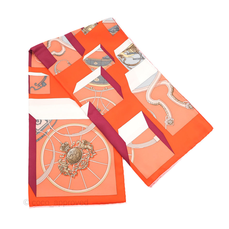 Hermès Springs Springs Silk Scarf 90