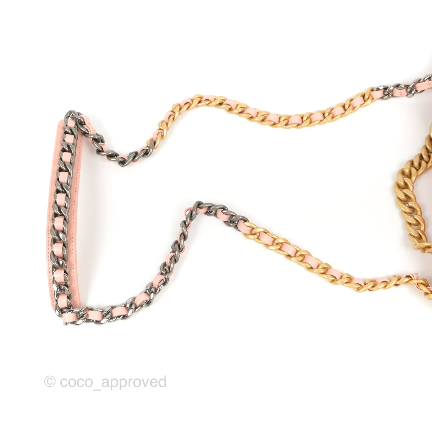 Chanel 19 Small Blush Pink Goatskin Mixed Hardware