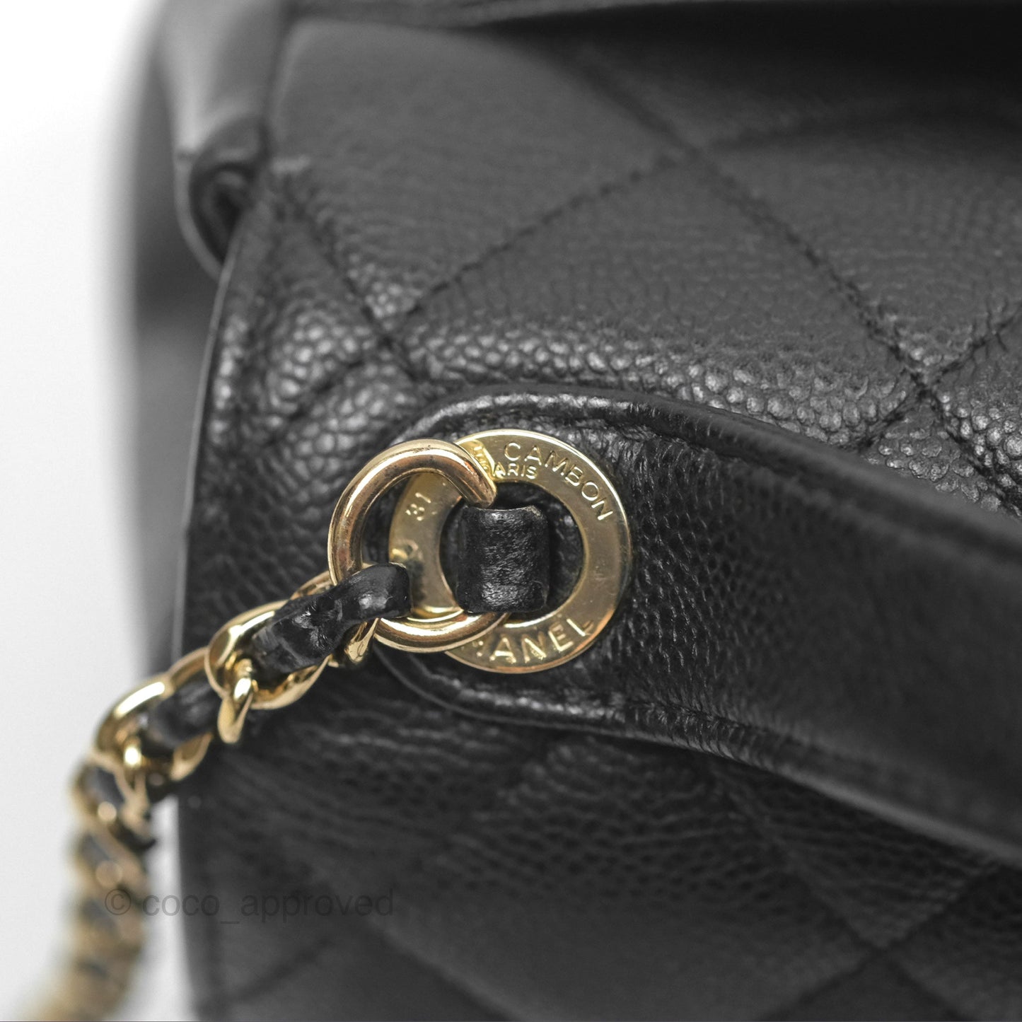 Chanel Quilted Small Business Affinity Flap Black Caviar Gold Hardware