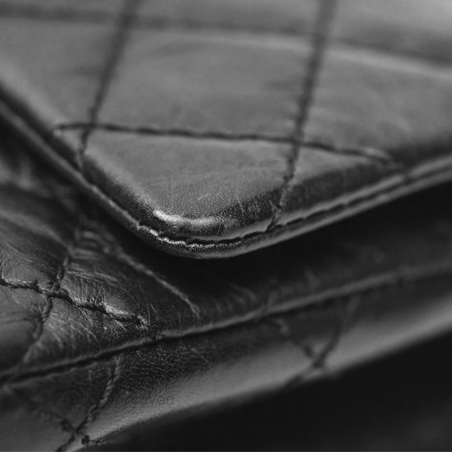 Chanel Reissue 225 Quilted Black Aged Calfskin Aged Gold Hardware