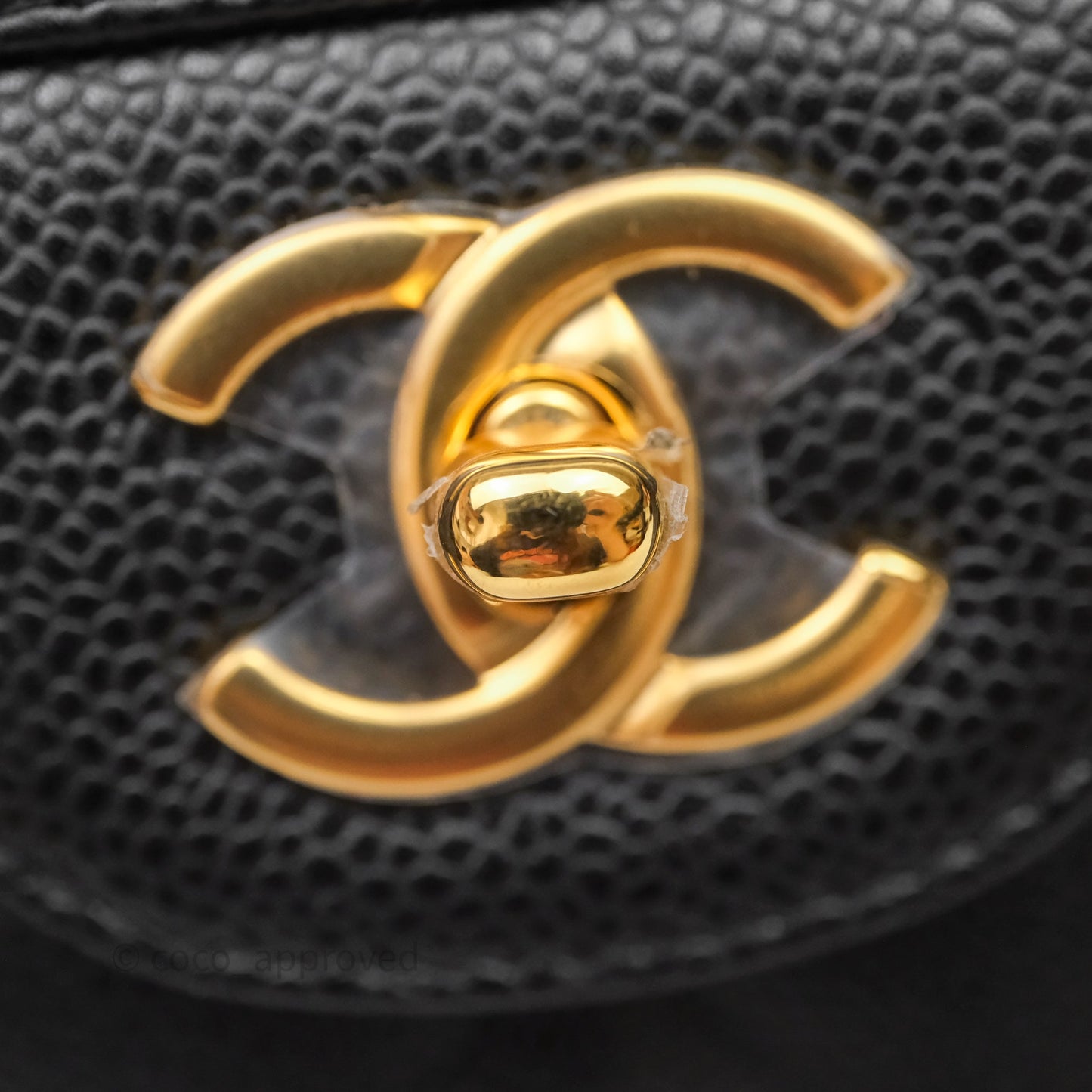 Chanel Jumbo Double Flap Black Caviar Gold Hardware⁣⁣