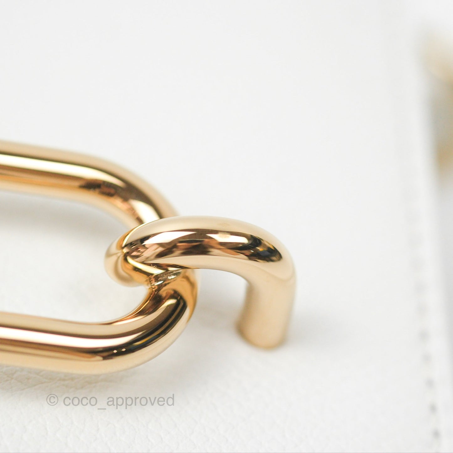 Hermès Roulis Mini 18 New White Evercolor Permabrass Hardware