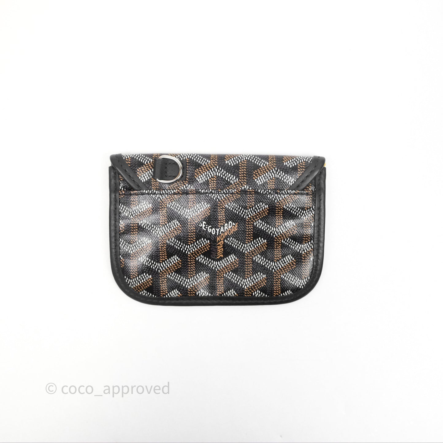 Goyard Anjou Mini Bag Goyardine Canvas Black