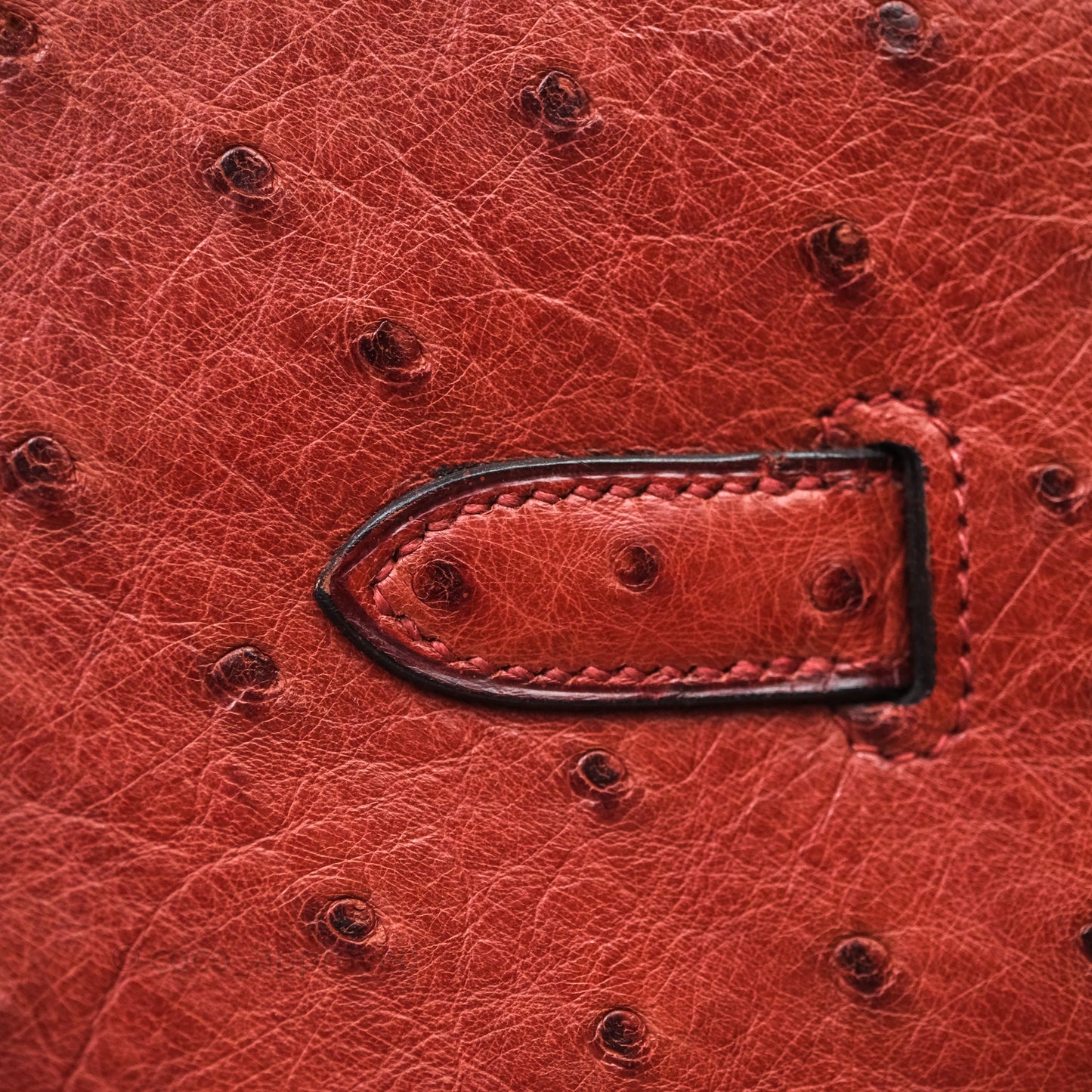 Hermès Birkin 35 Rouge H Ostrich Palladium Hardware