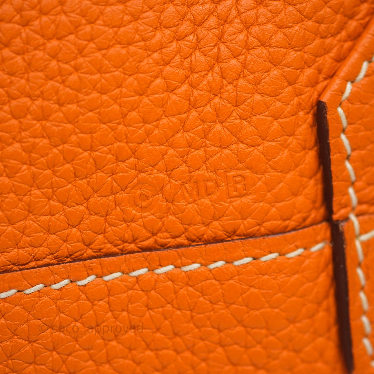 Hermès Double Sens Tote 36 Gold/ Orange Clemence