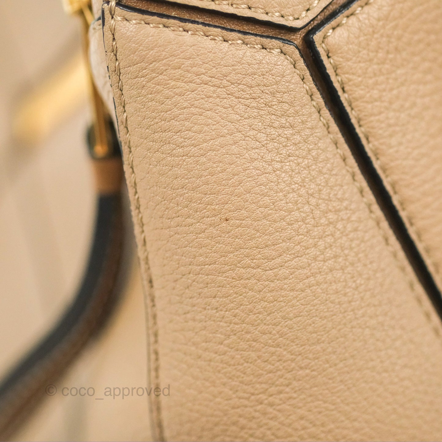 Loewe Small Puzzle Bag Sand Grained Calfskin