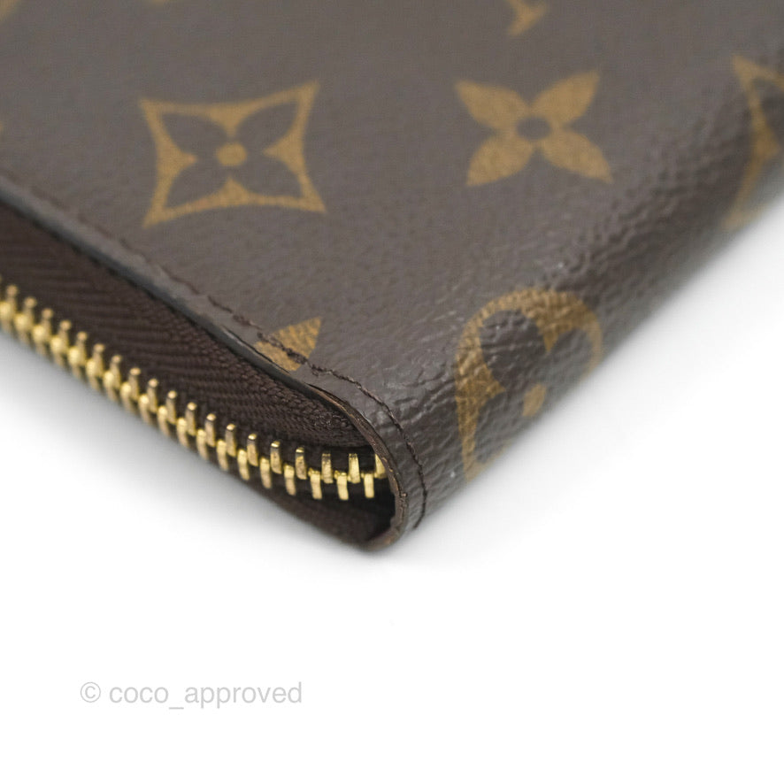 Louis Vuitton Clémence Wallet Monogram Canvas Fuchsia